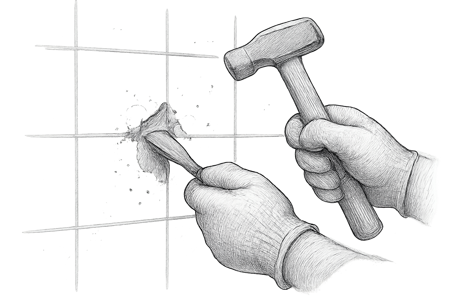 enlever faience sur placo