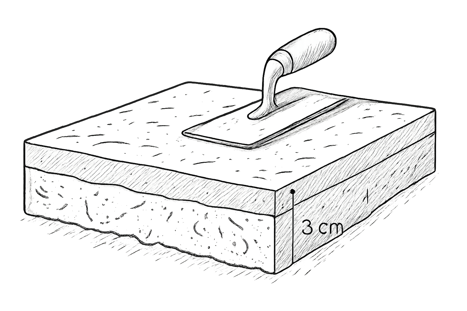 ragréage 3cm